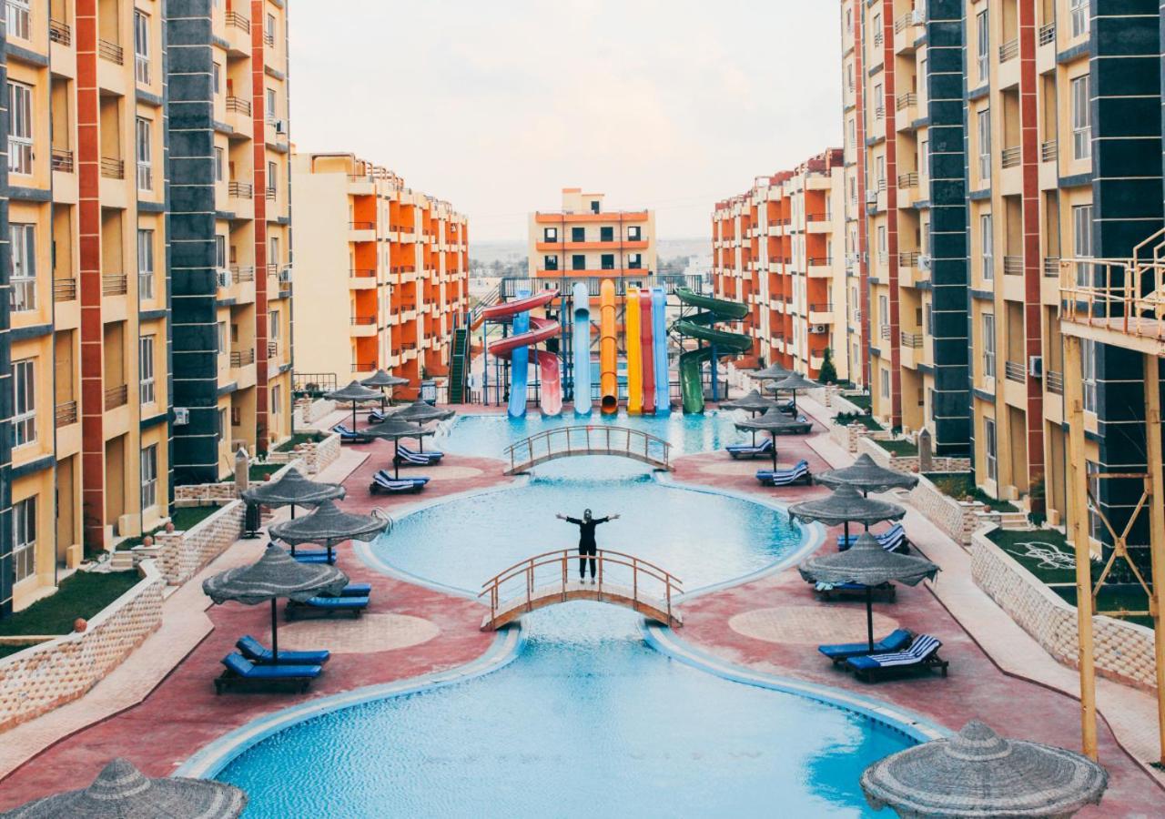 Retal View North Coast Aqua Park Hotel El Alamein Exterior photo